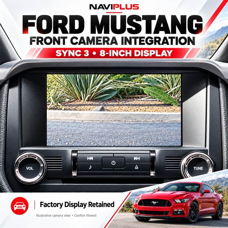 Ford Mustang SYNC 3 8-Inch Front Camera Integration 2015–2023