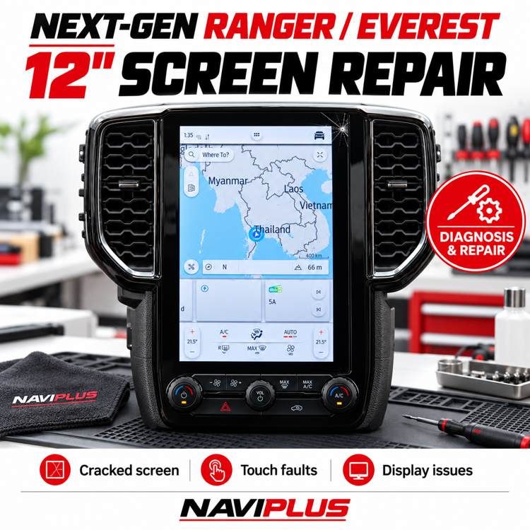 Ford Ranger &amp; Everest 12-inch Touchscreen &amp; LCD Repair — SYNC 4A