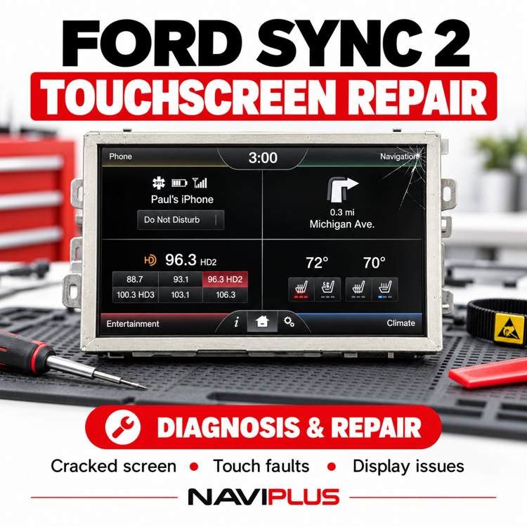 Ford SYNC 2 Touchscreen &amp; LCD Display Diagnosis and Repair