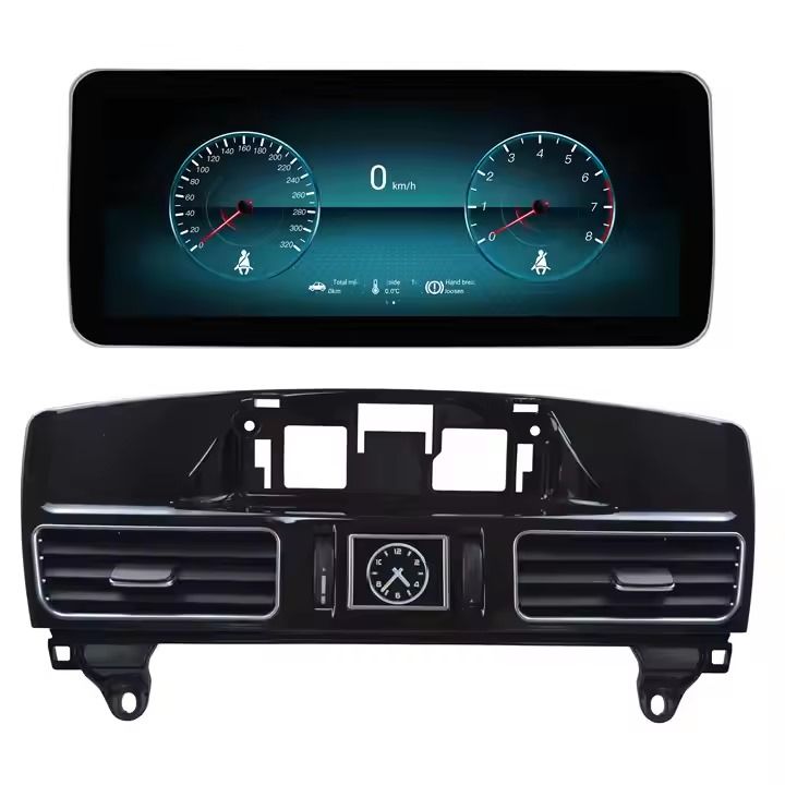 [2015-2019] Mercedes-Benz GLE-Class (W166 / C292) – 12.3" Touch Replacement Screen with Android Auto &amp; Apple CarPlay (Android 14)