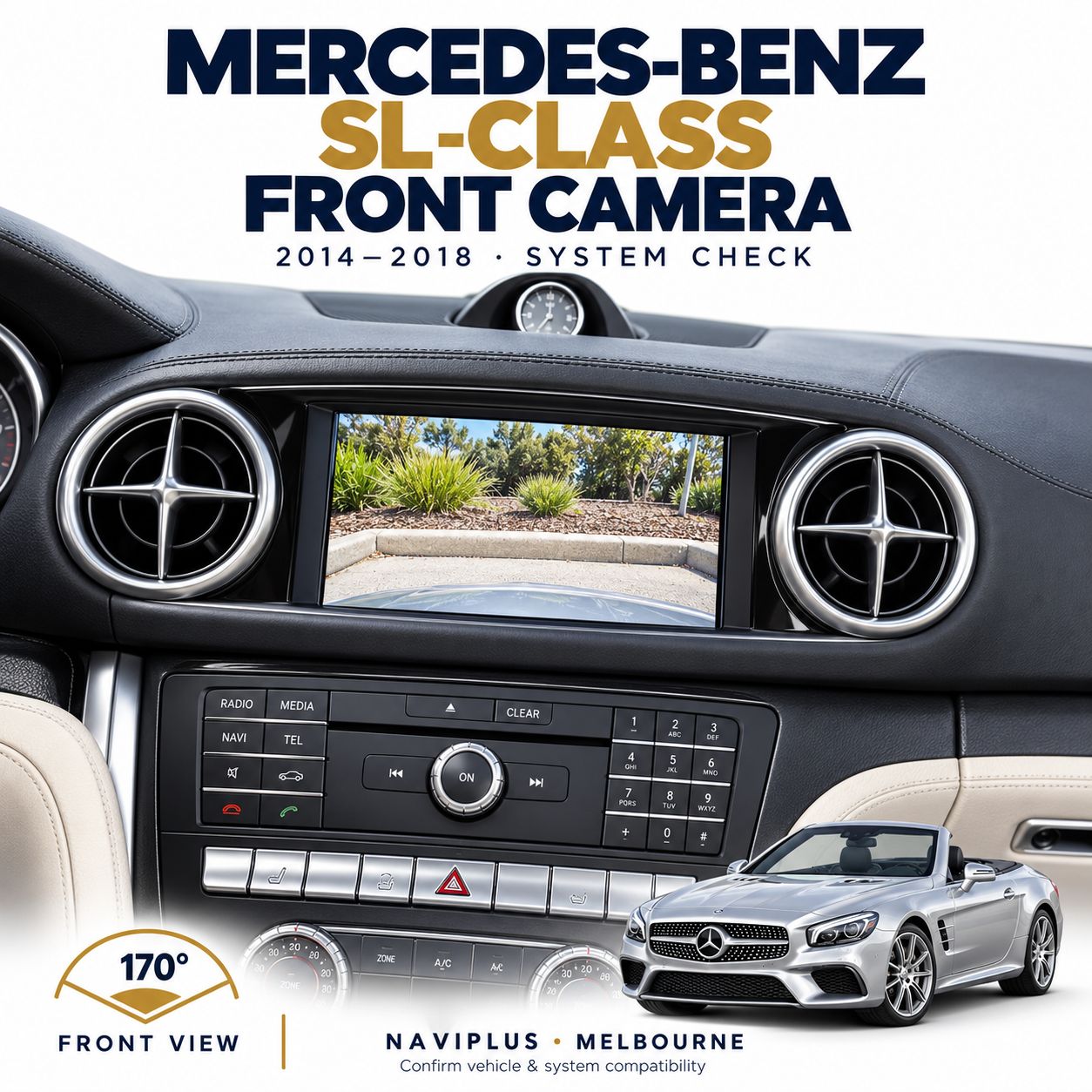 Mercedes-Benz SL-Class R231 Front View Camera Integration