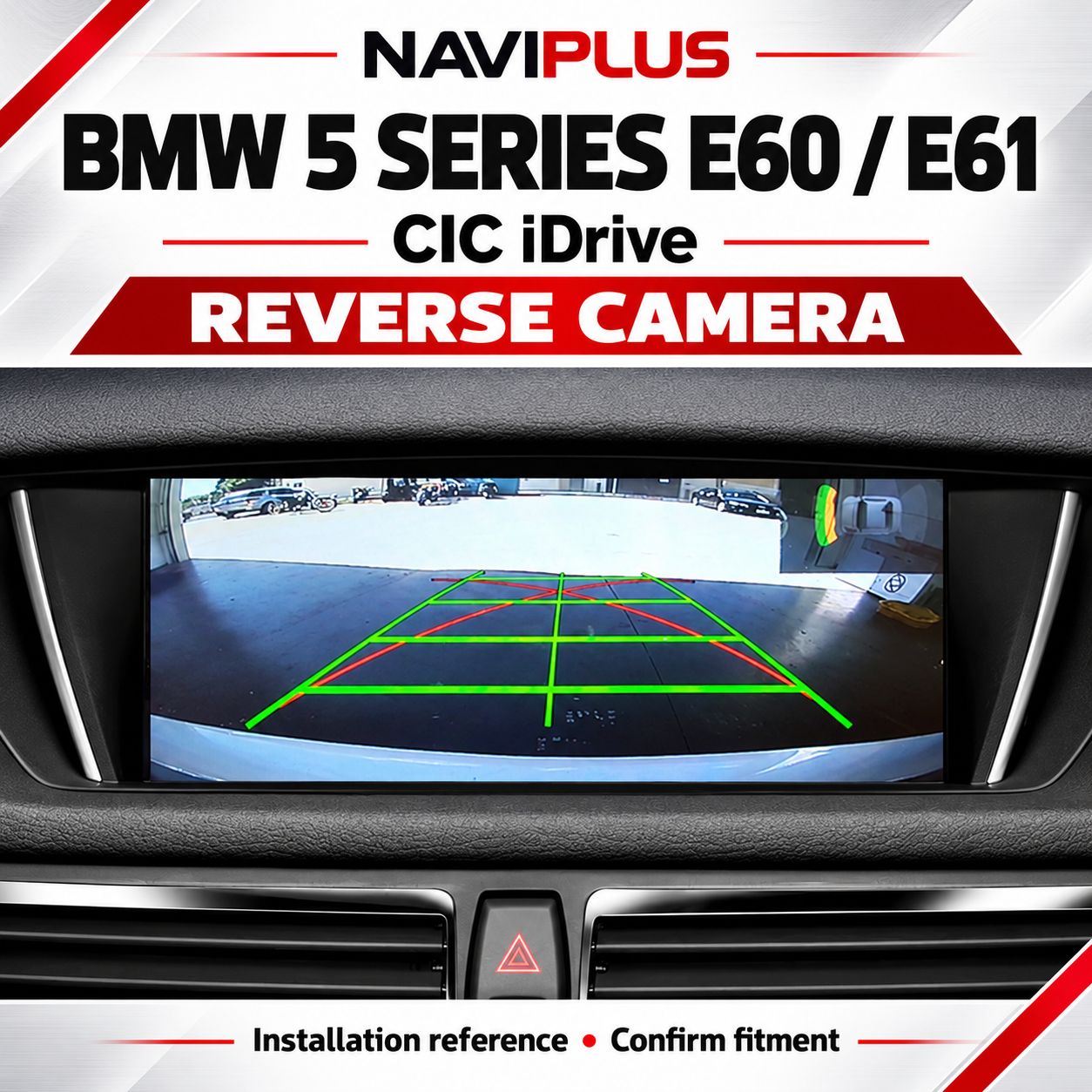 BMW 5 Series E60 / E61 CIC iDrive Reverse Camera Integration | 2008–2010