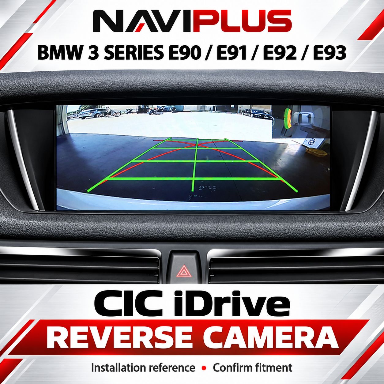 BMW 3 Series E90 / E91 / E92 / E93 CIC iDrive Reverse Camera Integration | 2009–2012