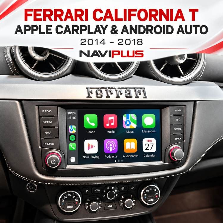 Ferrari California T Wireless Apple CarPlay &amp; Android Auto Integration 2014–2018