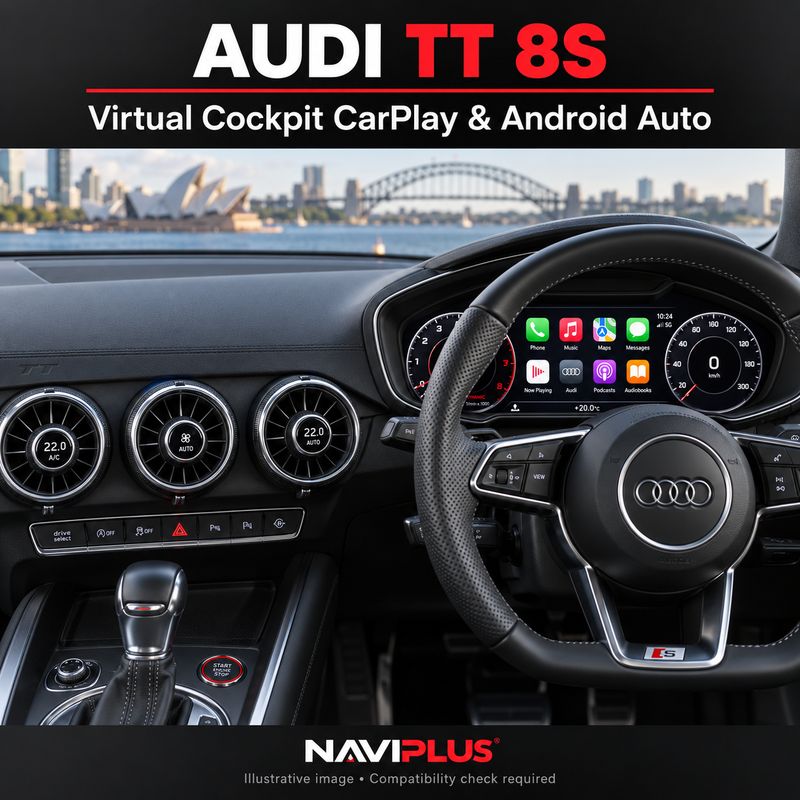Audi TT 8S Factory Apple CarPlay &amp; Android Auto Activation