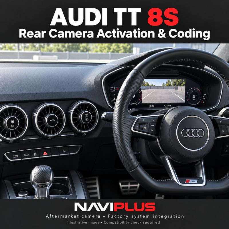 Audi TT 8S Rear View Camera Activation &amp; Coding