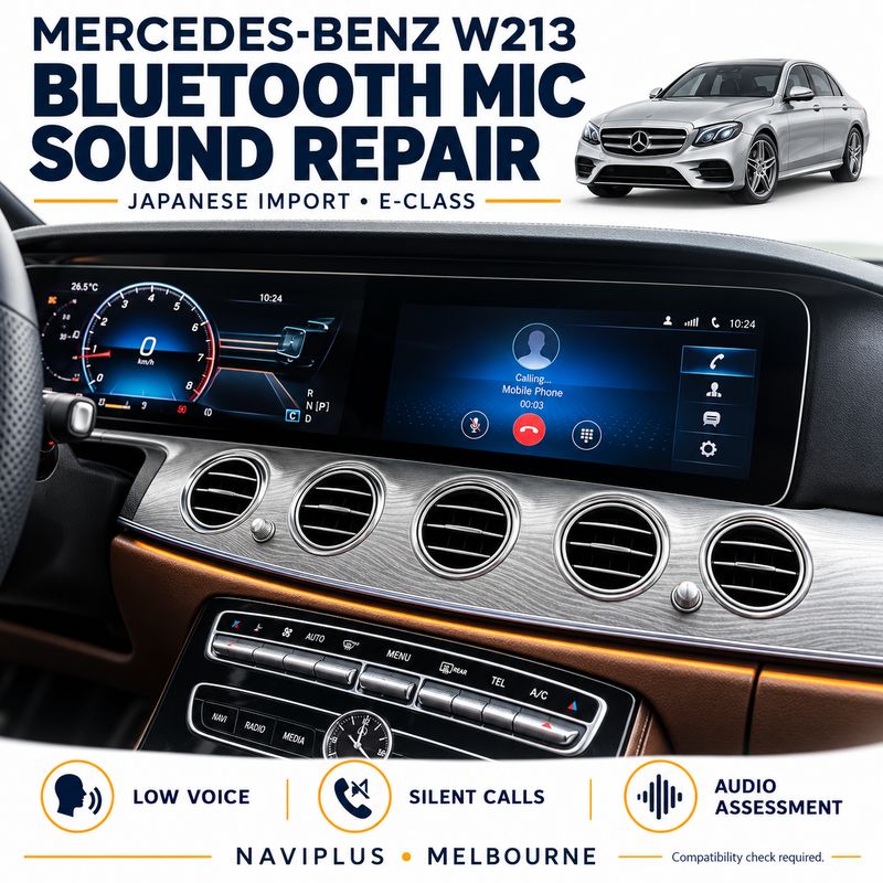 Mercedes-Benz W213 E-Class Japanese Import Bluetooth Microphone Repair