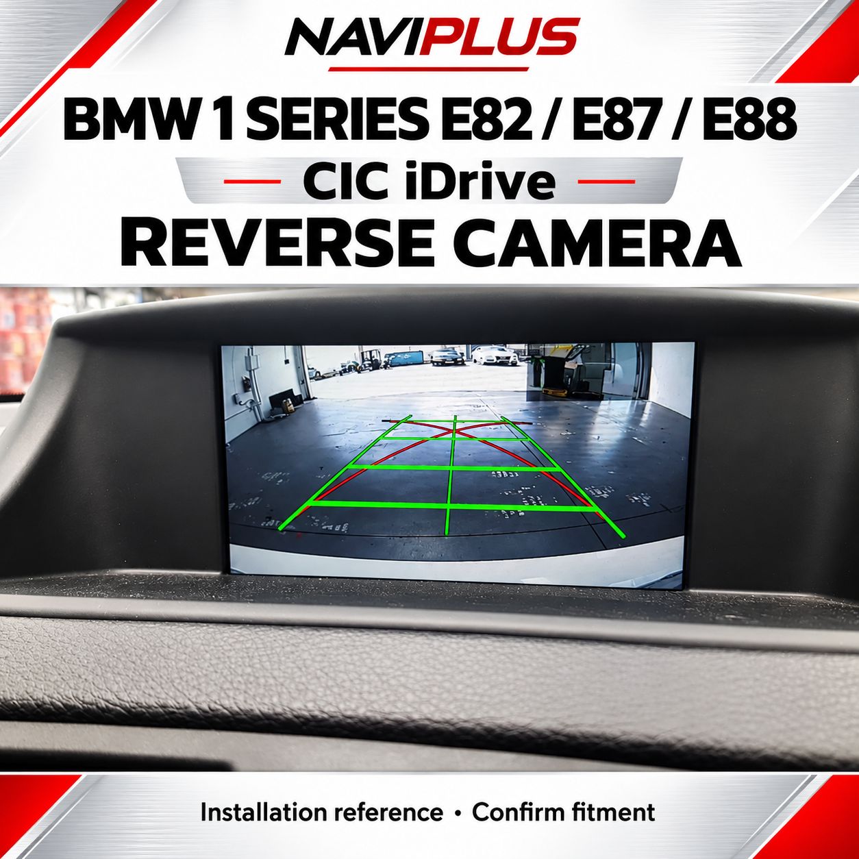 BMW 1 Series E82 / E87 / E88 CIC iDrive Reverse Camera Integration | 2009–2011