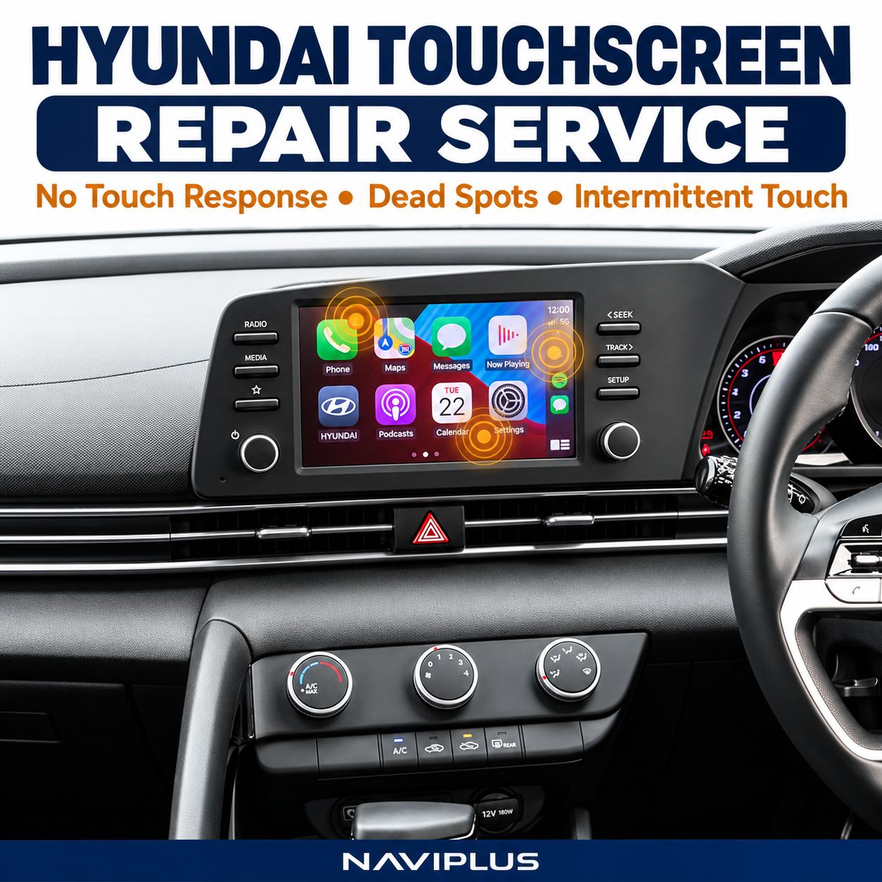 Hyundai Elantra N / i30 Sedan N 2021–2023 — Touchscreen Diagnosis &amp; Repair