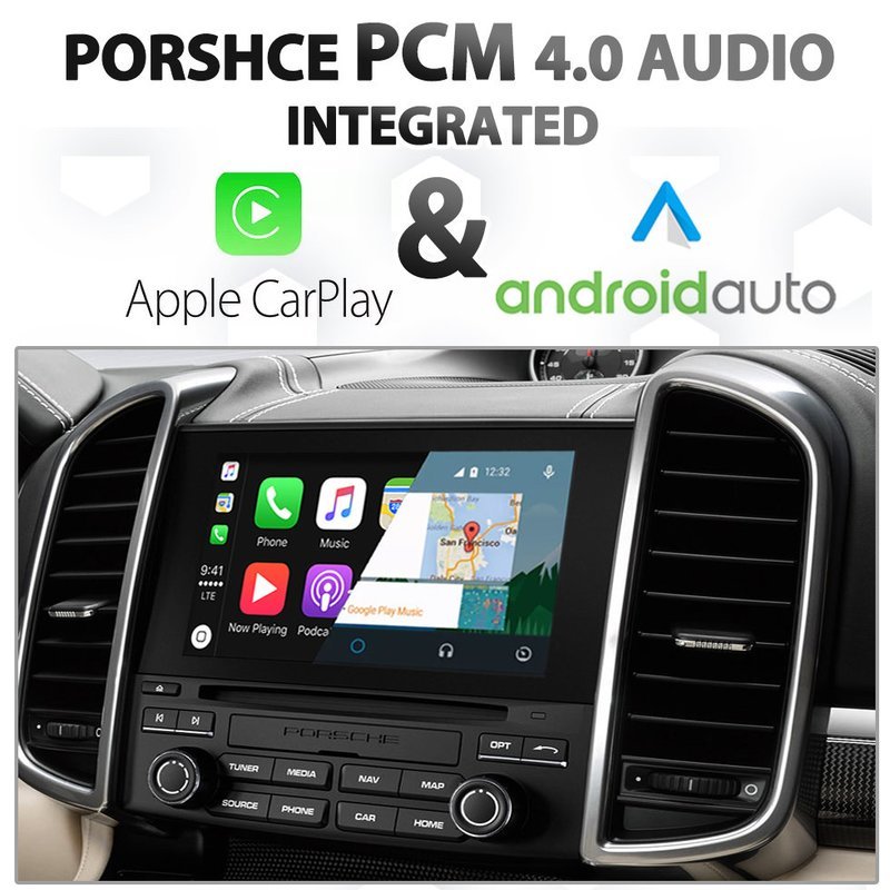 Porsche Cayman PCM4.0 / PCM4.1 Apple CarPlay &amp; Android Auto Integration 2017–2018