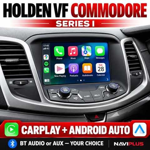 Holden VF Commodore / Chevrolet SS Series I MyLink Apple CarPlay &amp; Android Auto Integration