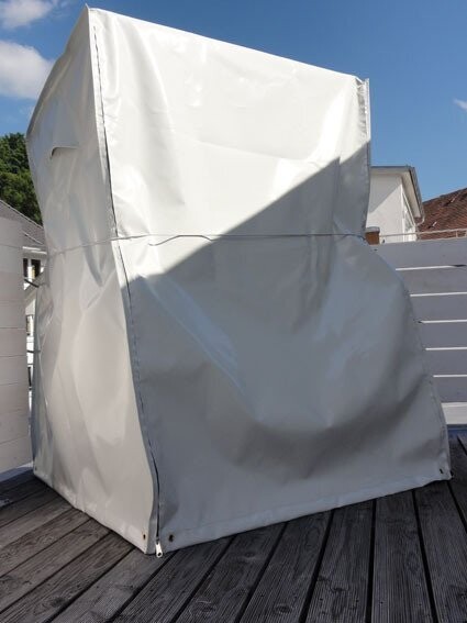 Strandkorbhaube LKW Plane, Breite 150 cm Strandkorbhaube LKW Plane, Breite 150 cm