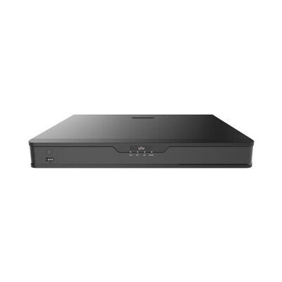 UNV 16-Channel 4K NDAA Compliant PoE NVR with 2 SATA HDD Bays