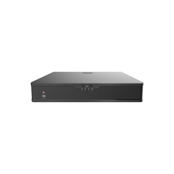 UNV 23-Channel 4K NDAA Compliant PoE NVR with 2 SATA HDD Bays