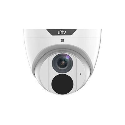 UNV 4K UltraHD Prime I NDAA-Compliant Weatherproof Turret IP Security Camera with a 2.8mm Fixed Lens