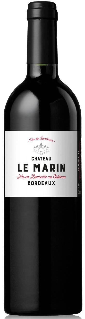 CHATEAU LE MARIN 2014 Bordeaux Rotwein 750ml Flasche