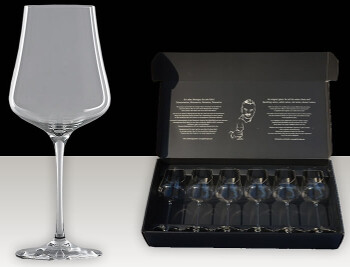 GABRIEL GLAS Weinglas Standard all in one 6er Geschenkbox mit 6 Gläsern maschinengeblasen