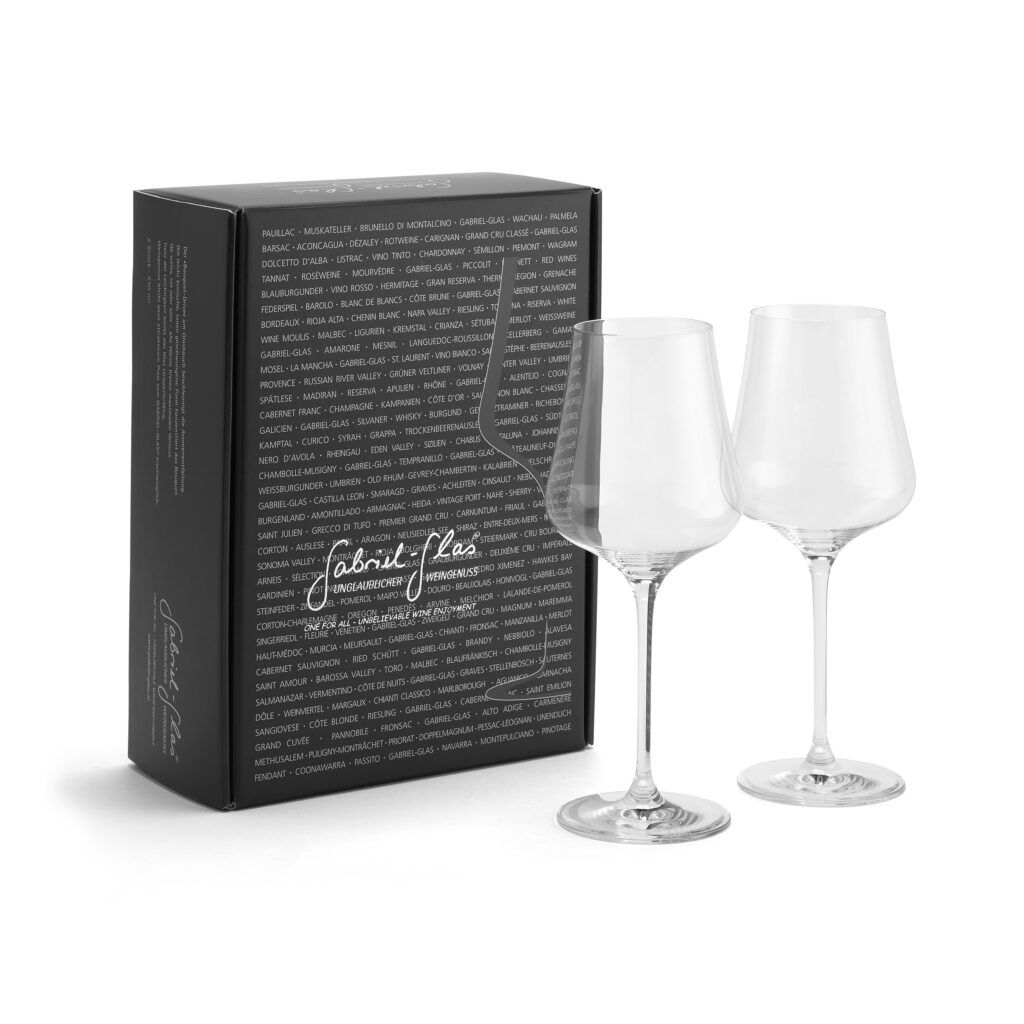 Gabriel Glas Weinglas StandArt all in one 2er Geschenkbox