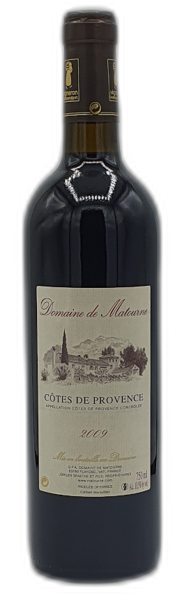 Domaine de Matourne 2012 Cuvee Speciale Cotes de Provence