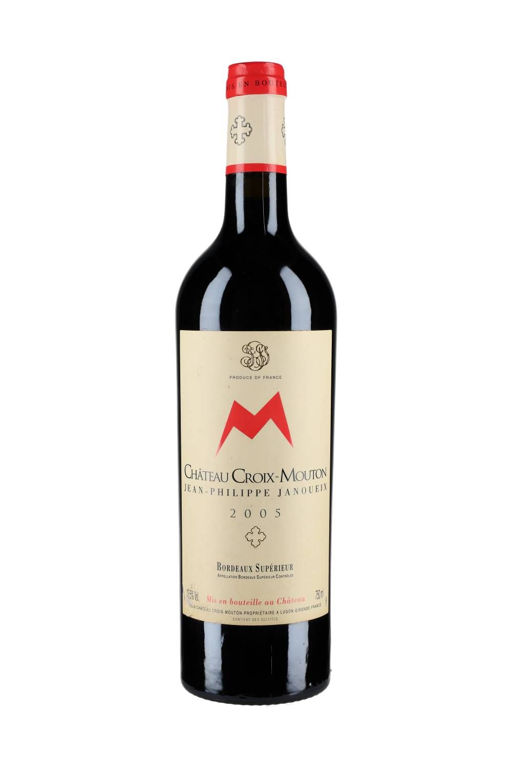Chateau Croix Mouton 2005 Bordeaux Superieur Weinflasche