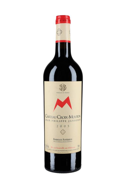 Chateau Croix Mouton 2005 Bordeaux Superieur Weinflasche