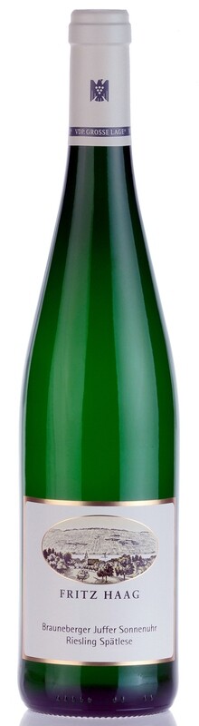 Fritz Haag 2008 Brauneberger Juffer Sonnenuhr Riesling Spätlese Fritz Haag 2008 Brauneberger Juffer Sonnenuhr Riesling Spätlese