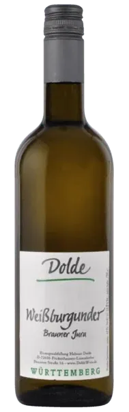 Helmut Dolde 2015 Brauner Jura Weißburgunder Helmut Dolde 2015 Brauner Jura Weißburgunder Weinflasche