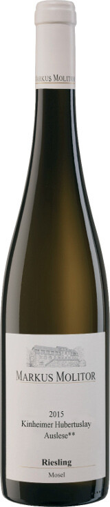 Markus Molitor 2015 Kinheimer Hubertuslay Riesling Auslese** trocken Weinflasche