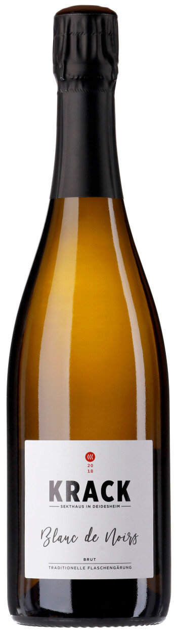 Sekthaus Krack 2019 Blanc de Noirs brut Sektflasche