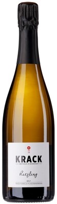 Sekthaus Krack 2019 Riesling Extra Brut Sektflasche