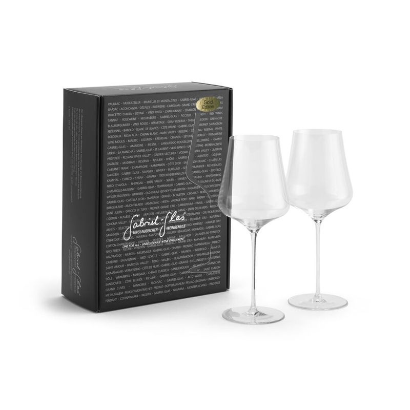 Gabriel Glas Weinglas Gold Edition 2er Geschenkbox