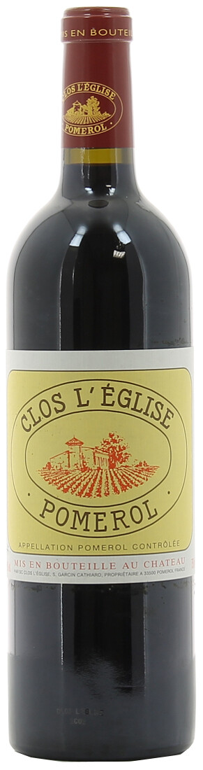 Chateau Clos L Eglise 2022 Pomerol Weinflasche