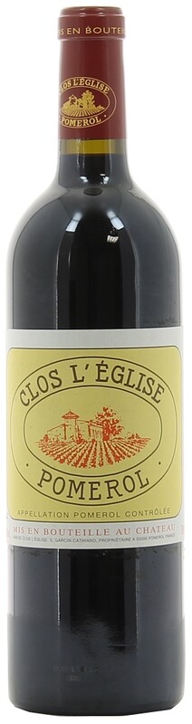 Chateau Clos L Eglise 2022 Pomerol Weinflasche