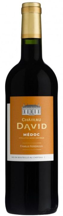 Chateau David 2022 Medoc Bordeaux Weinflasche