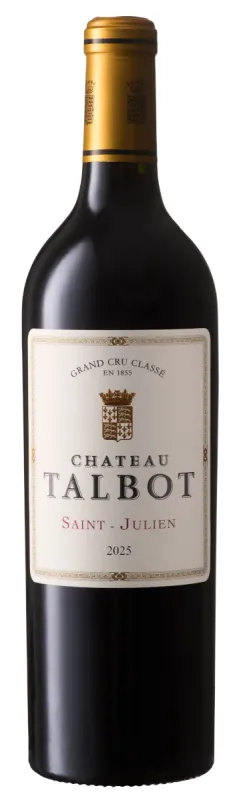 Chateau Talbot 2025 Saint Julien Chateau Talbot 2025 Saint Julien Weinflasche