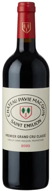 Chateau Pavie Macquin 2025 Saint Emilion Chateau Pavie Macquin 2025 Saint Emilion Weinflasche