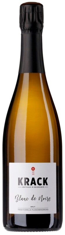Sekthaus Krack 2023 Blanc de Noirs brut Sekt Sekthaus Krack 2023 Blanc de Noirs brut Sektflasche