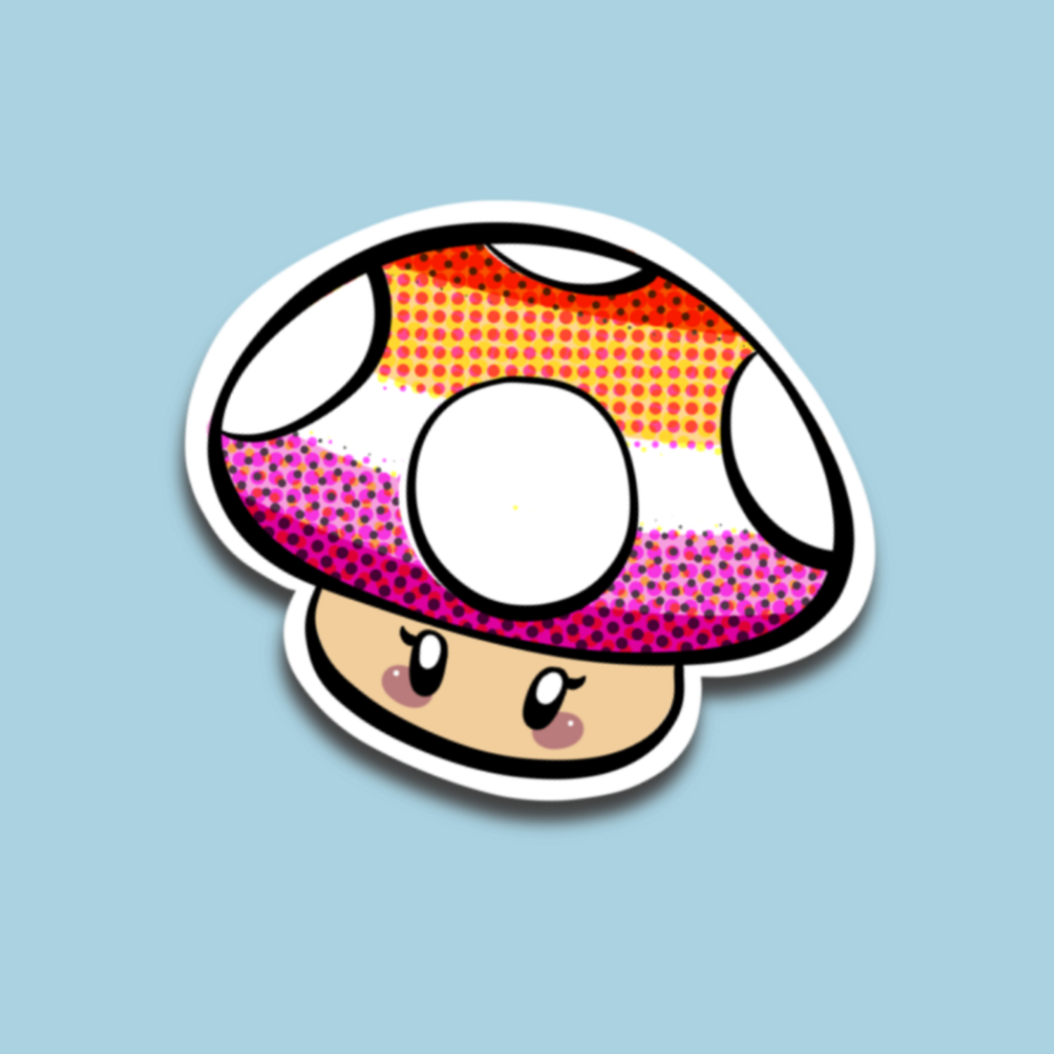 STICKER PRIDE - LESBIAN 1-UP