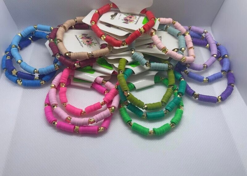 Star Charm Beaded Bracelets
