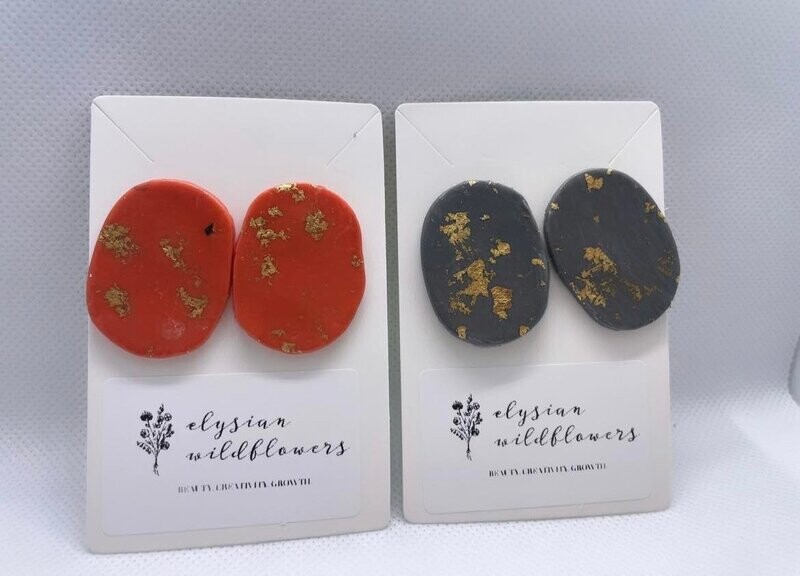 Extra Large Oval Studs
