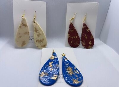 Colorful Teardrop Dangles