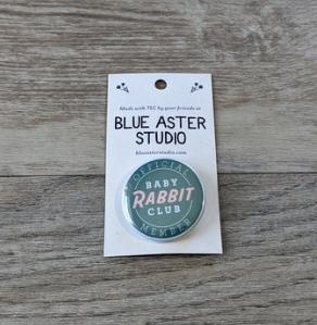 Button: Baby Rabbit Club