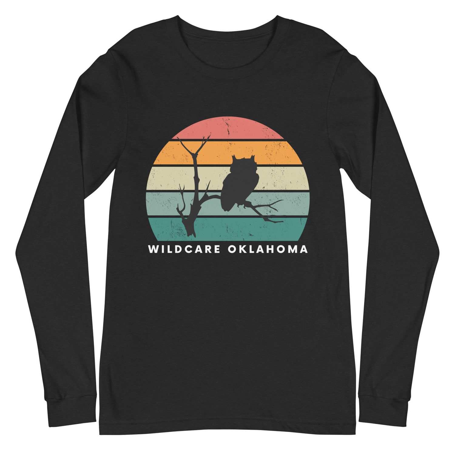 T-shirt: Sunset Owl Long-sleeve