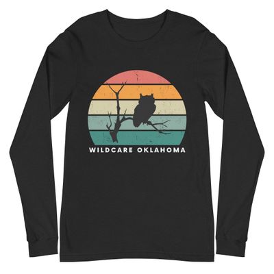 T-shirt: Sunset Owl Long-sleeve