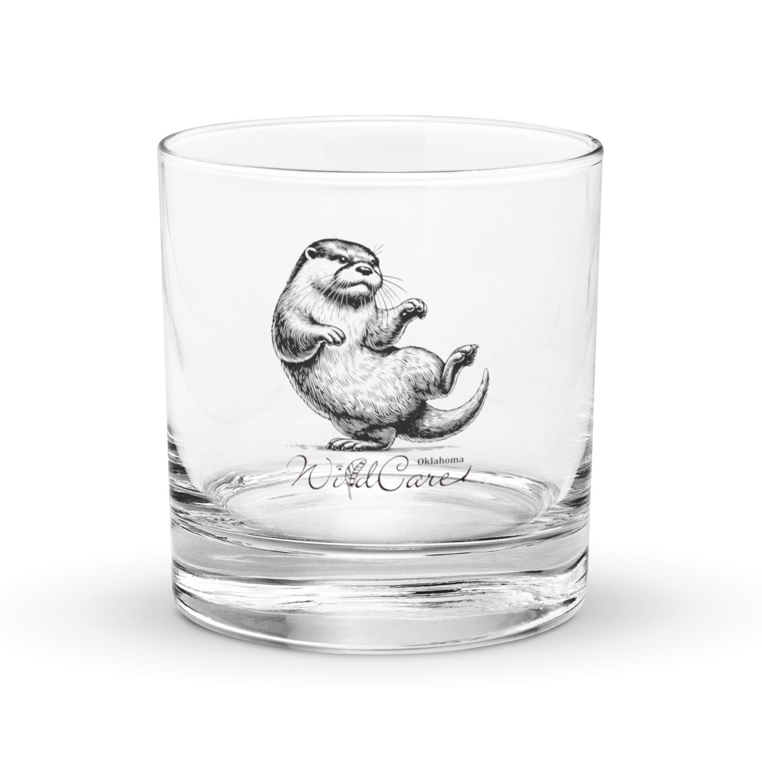 Rocks Glass: Dancing Otter