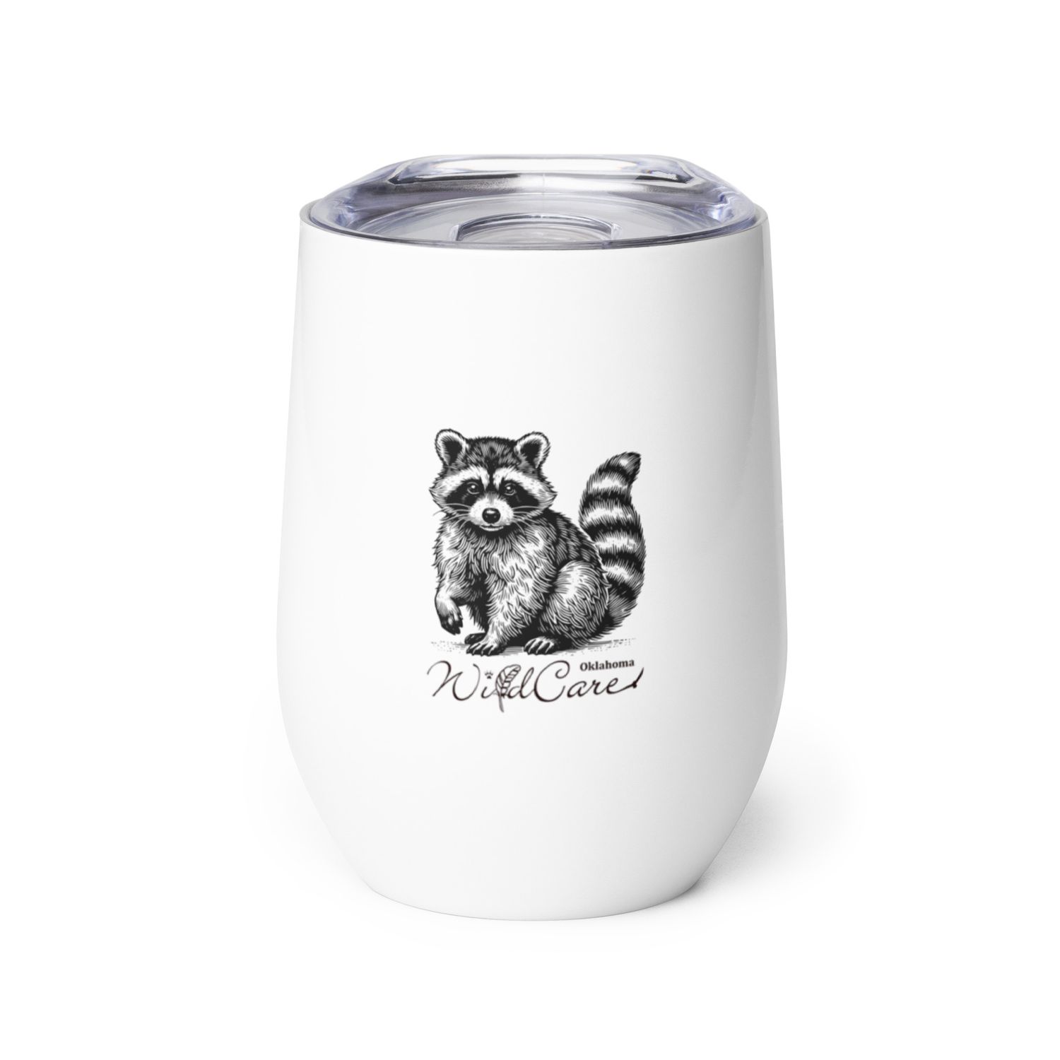 Wine tumbler: Raccoon