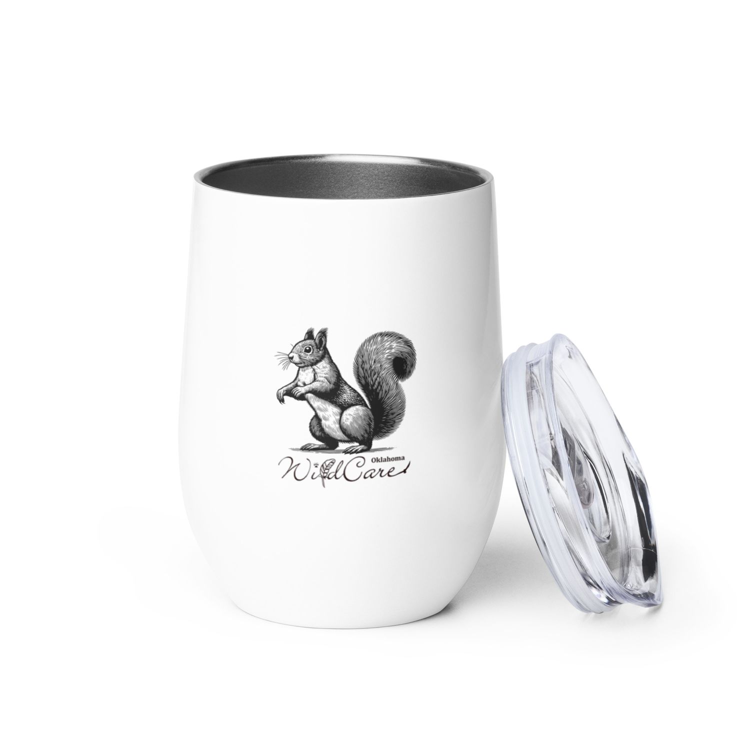 Wine tumbler: Squirrel