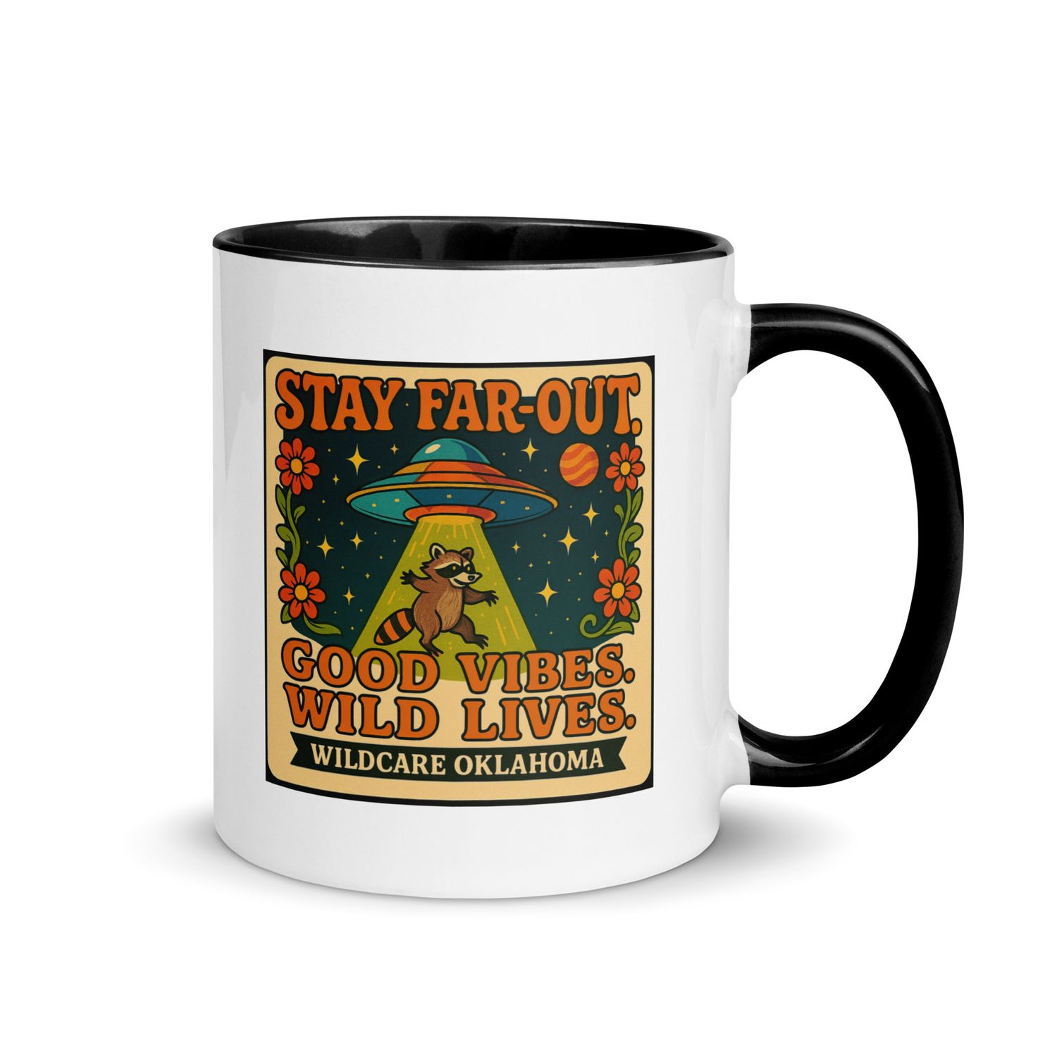 Mug: Stay Far Out Good Vibes Wild Lives