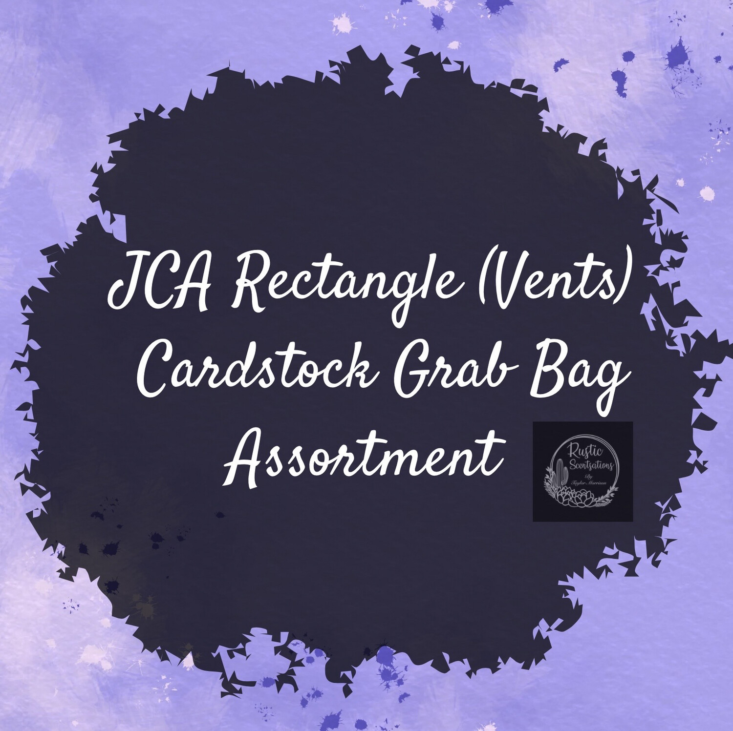 JCA Rectangle Vent Cardstock Grab Bag