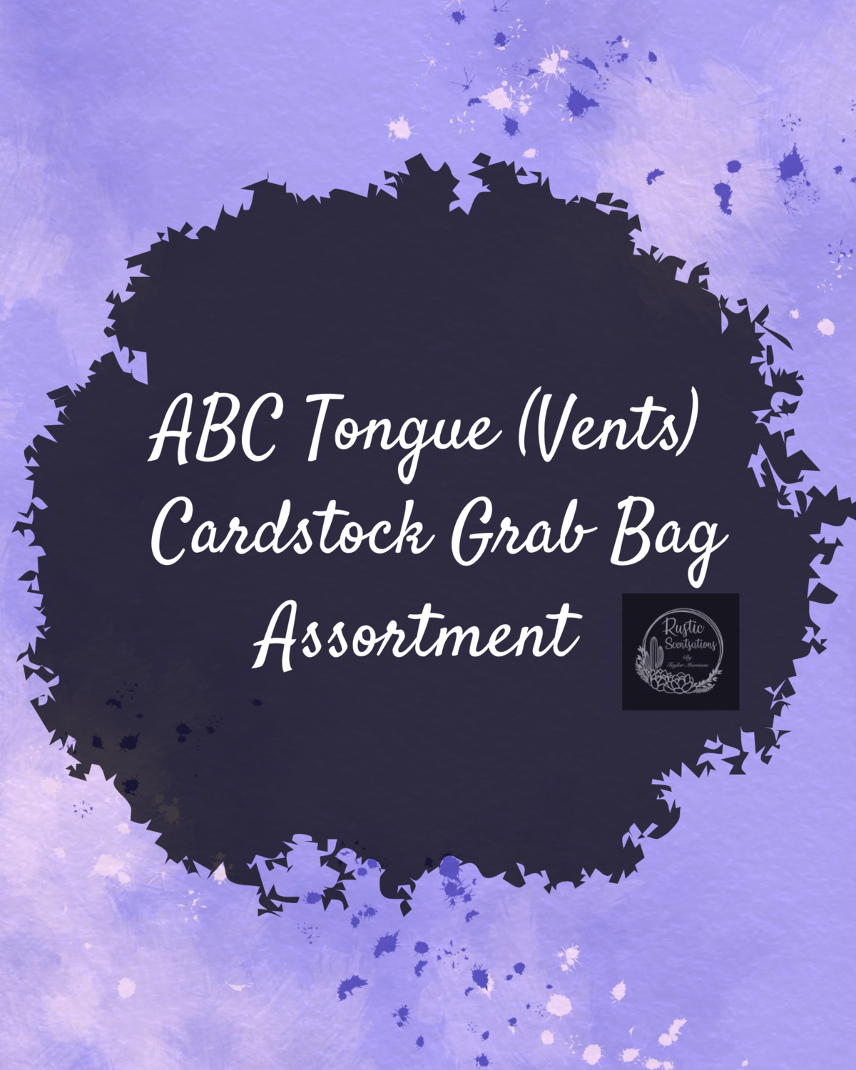 ABC Tongue Vents Cardstock Grab Bag